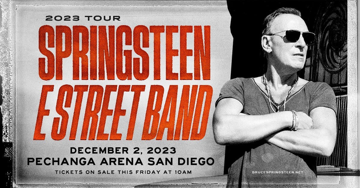 Bruce Springsteen And The E Street Band At Pechanga Arena Monday Mar