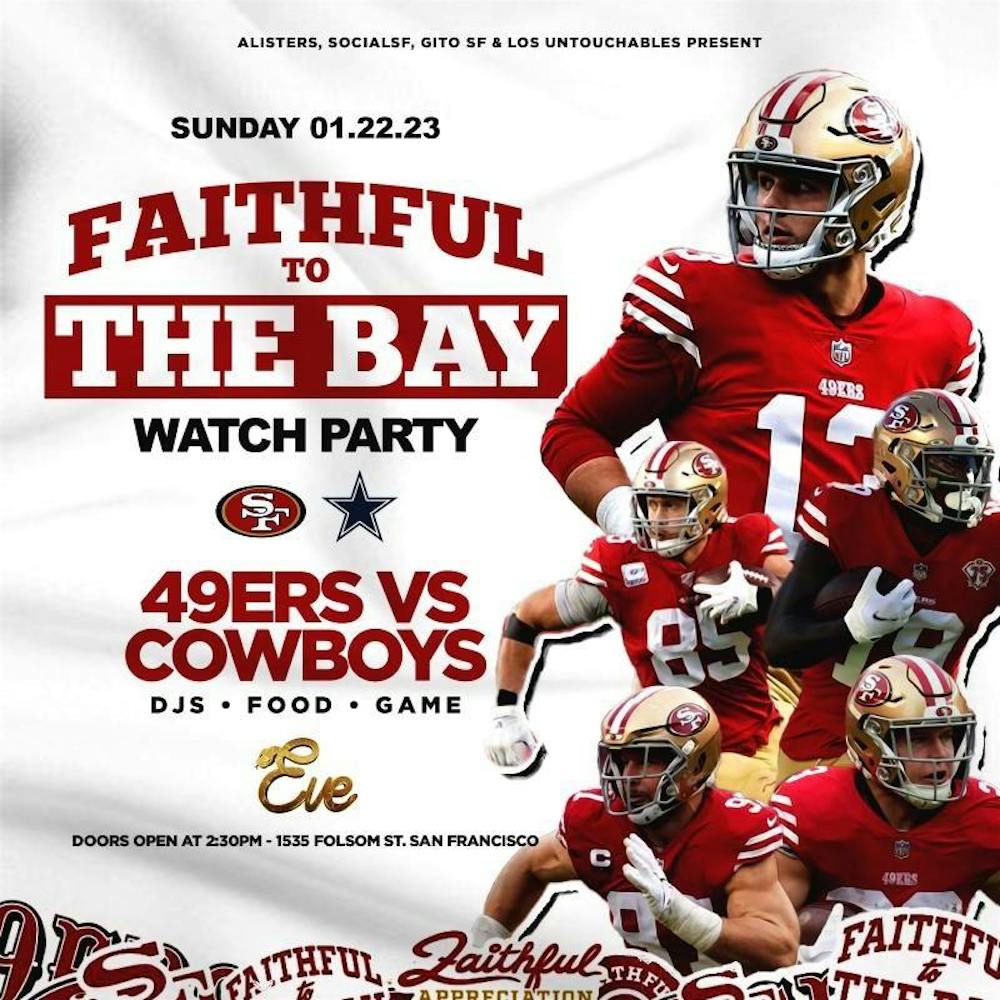 49ers vs. Cowboys Watch Party @ Eve Nightclub and Lounge at Eve