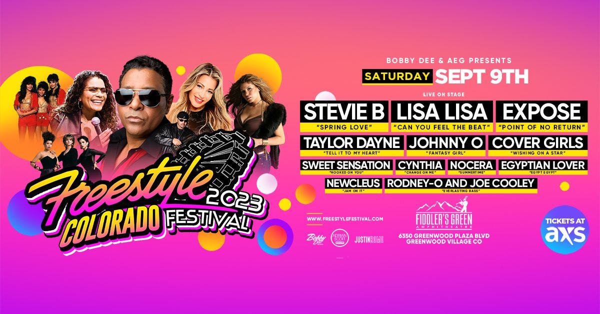 Freestyle Colorado Festival 2023 with Stevie B Lisa Lisa Exposé at