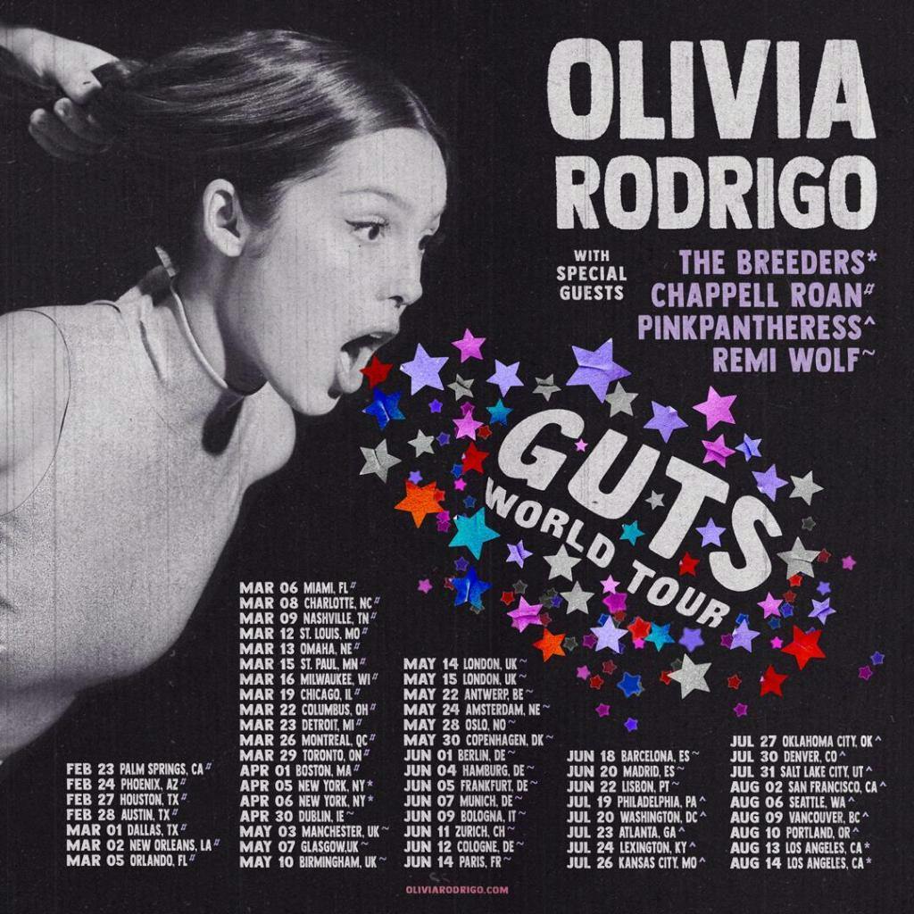 Olivia Rodrigo - GUTS World Tour At Centre Bell - Tuesday, Mar 26 2024 ...