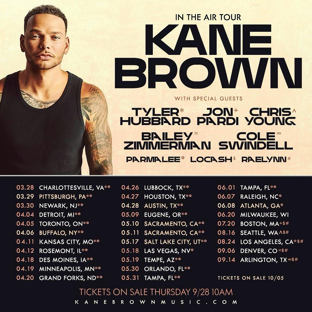 Kane Brown at Coors Field Friday, Sep 6 2024 Discotech