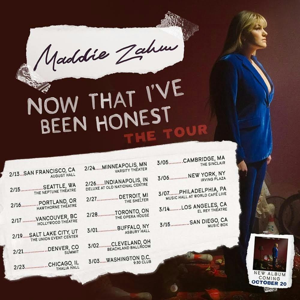 Maddie Zahm Now That Ive Been Honest The Tour At Hollywood Theatre Saturday Feb 17 2024 7132