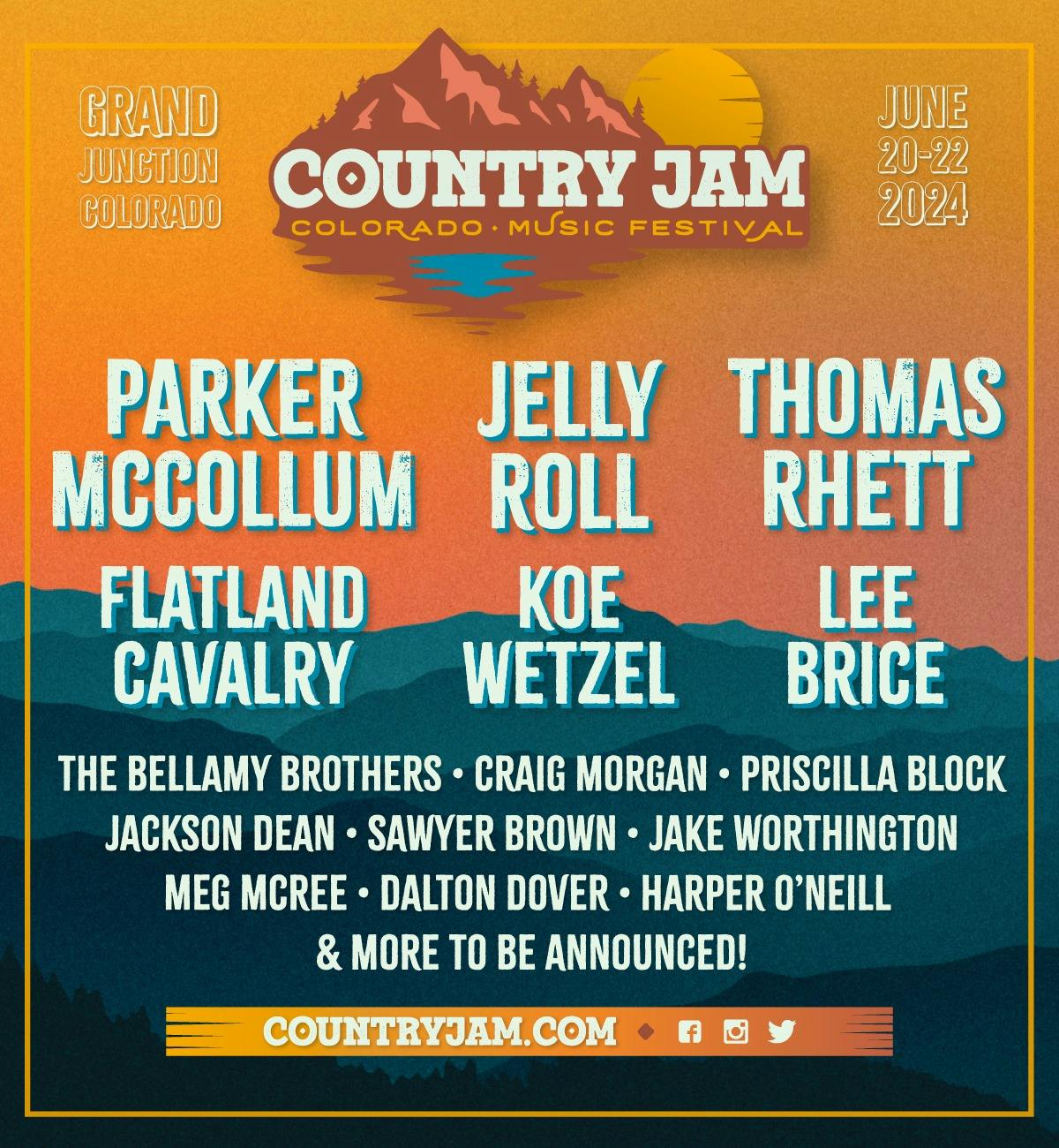 Country Jam Colorado at Country Jam - Thursday, Jun 20 2024 | Discotech