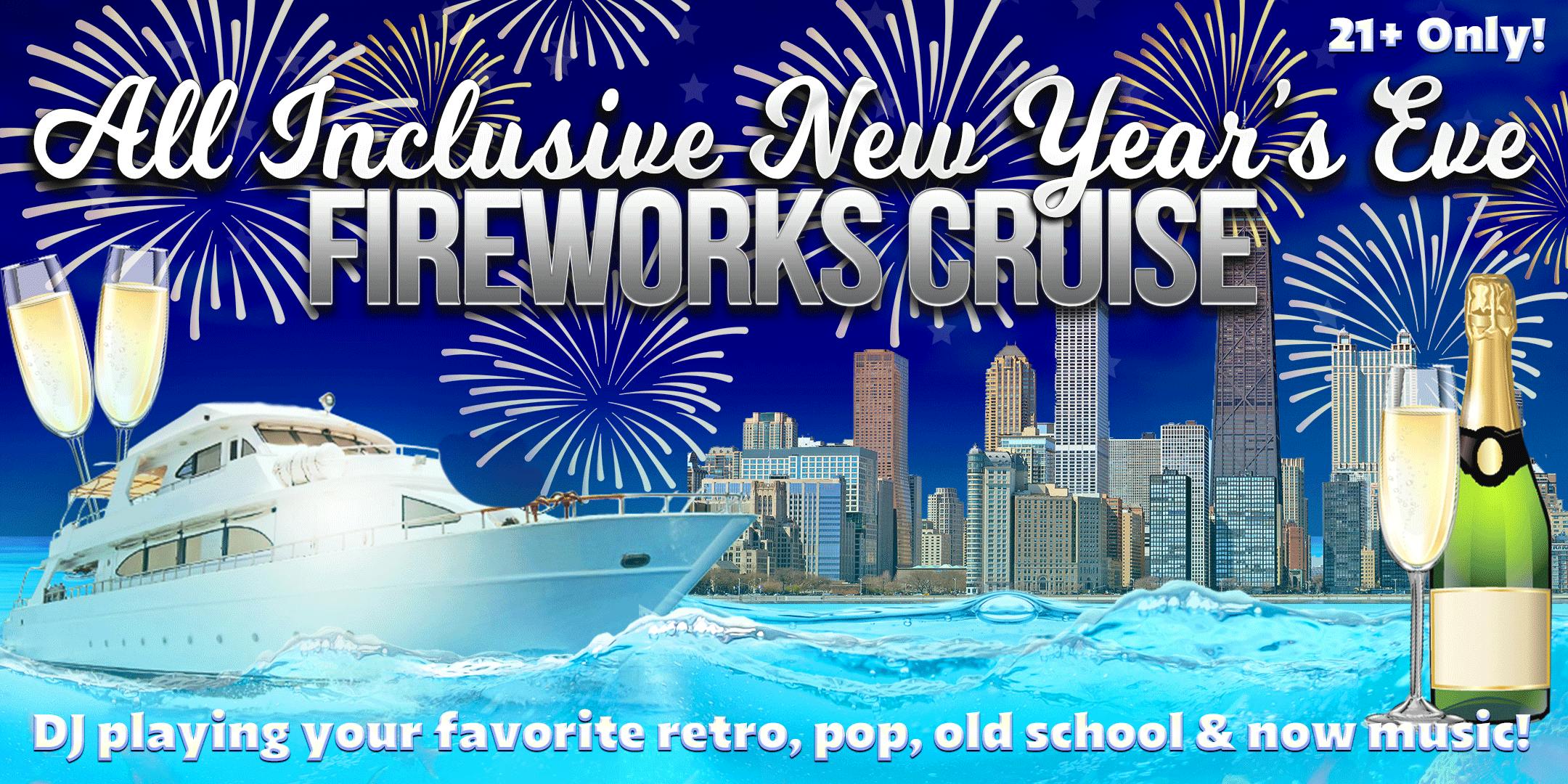 All Inclusive New Year's Eve 2024 Fireworks Cruise aboard Anita Dee II