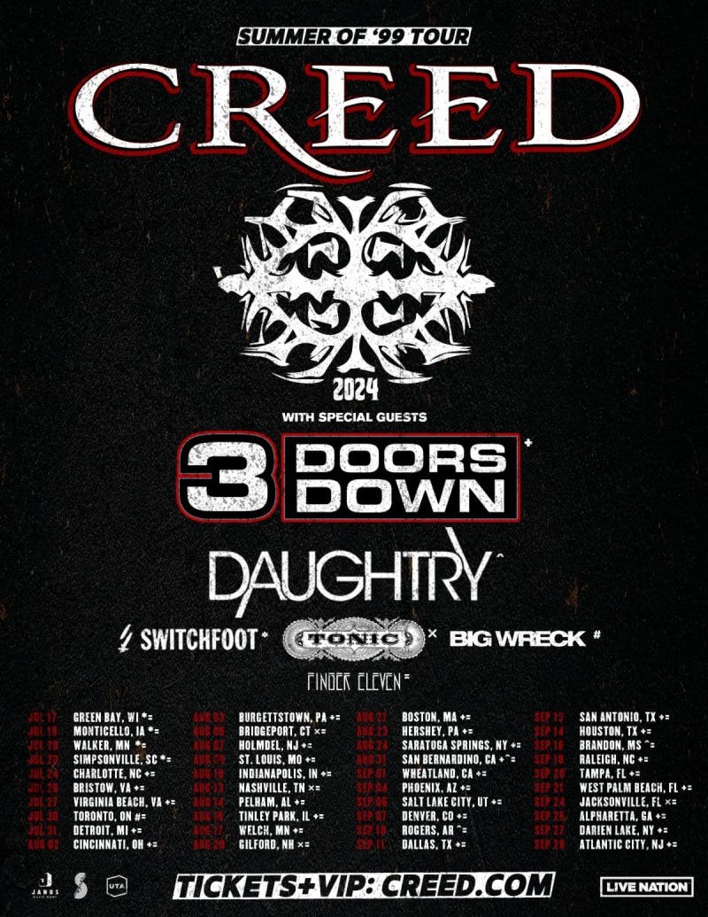 Creed Summer of 99 Tour