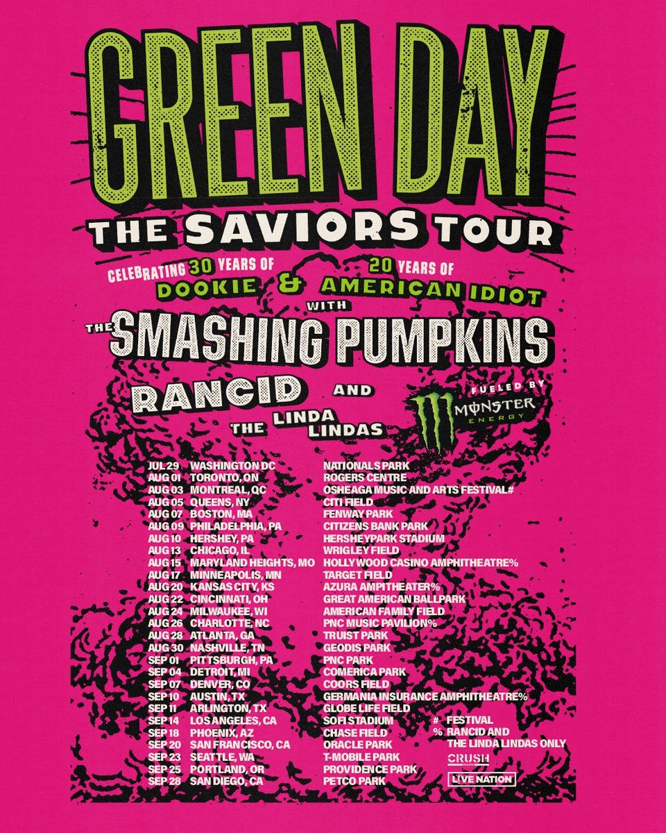 Green Day - The Saviors Tour