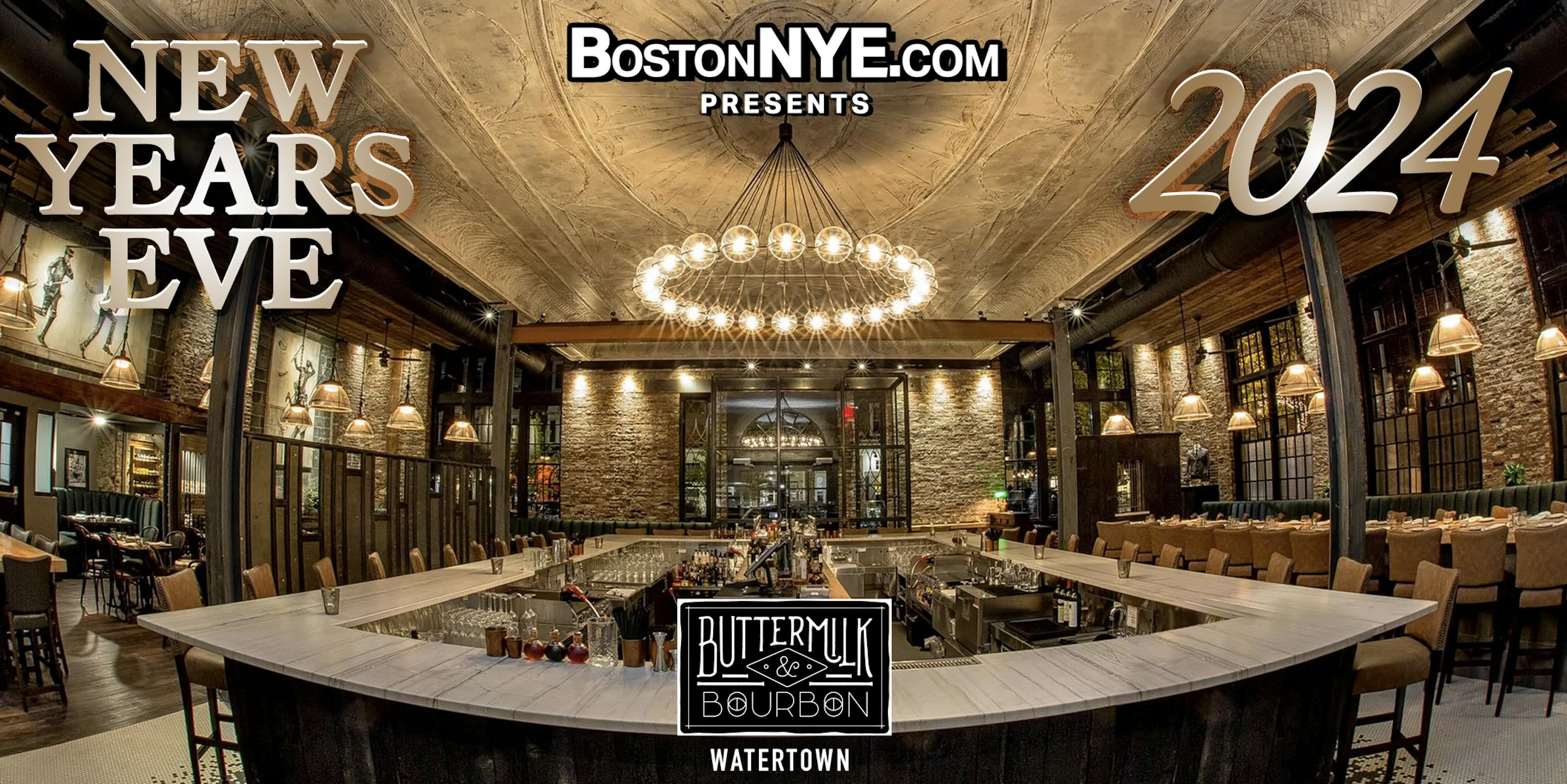 BUTTERMILK & BOURBON New Years Eve Boston 2024 (Watertown) at