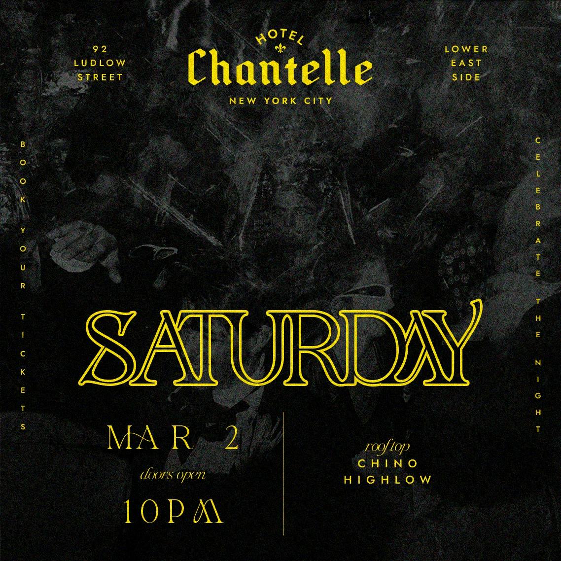 HOTEL CHANTELLE ROOFTOP Friday Nights, FREE Guest List w/ RSVP Tickets,  Multiple Dates