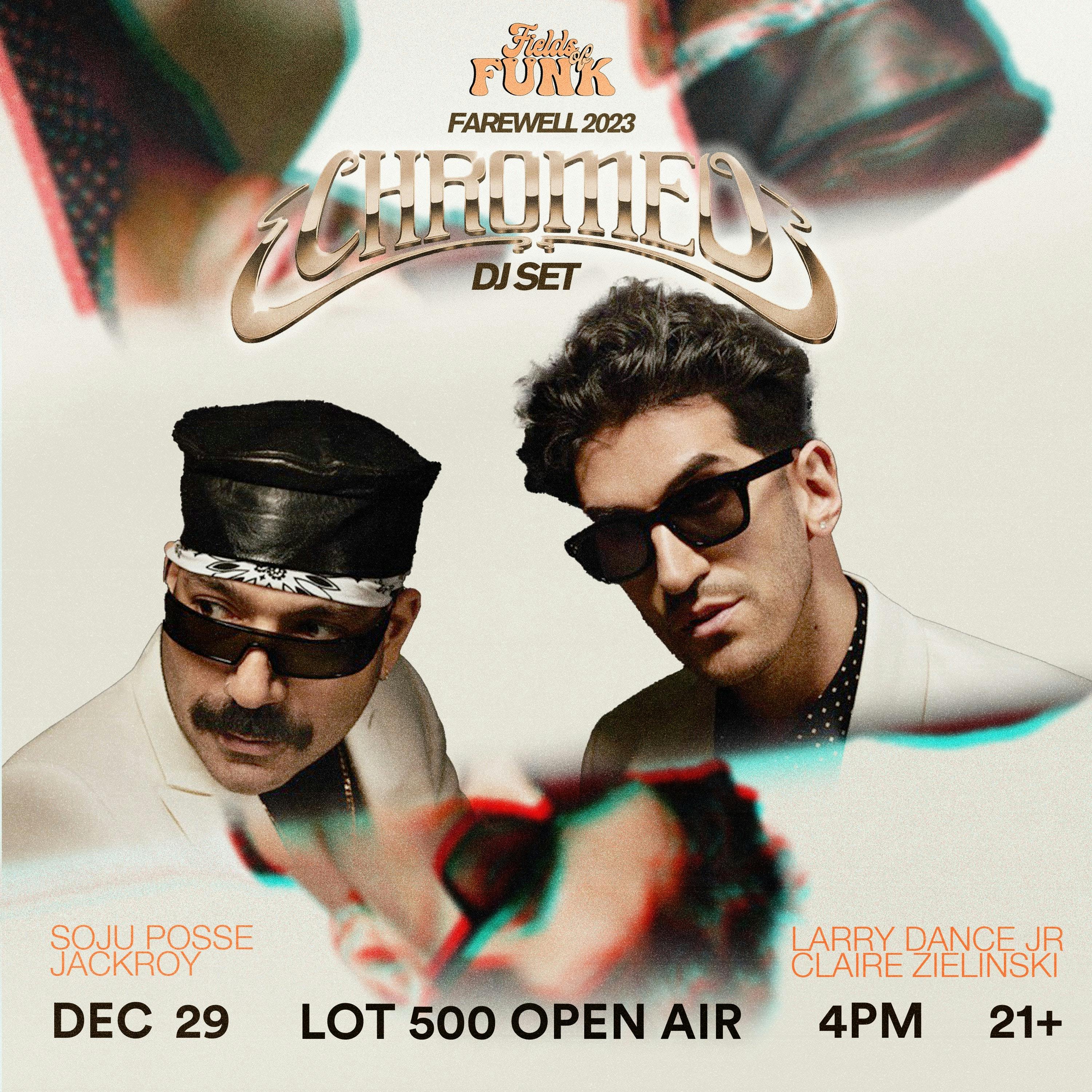 Fields Of Funks Farewell 2023 Funk Fest w Chromeo at Eos Lounge 