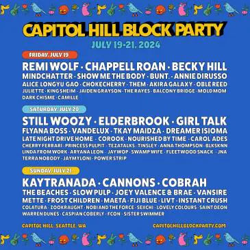 Capitol Hill Block Party 2024 - Day 1 at Capitol Hill Block Party ...