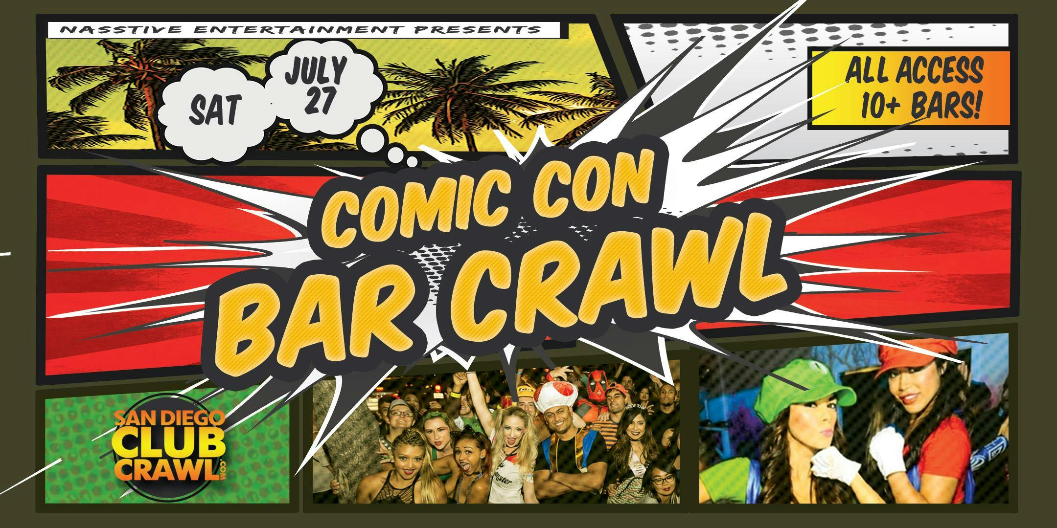 Comic Con Bar Crawl San Diego
