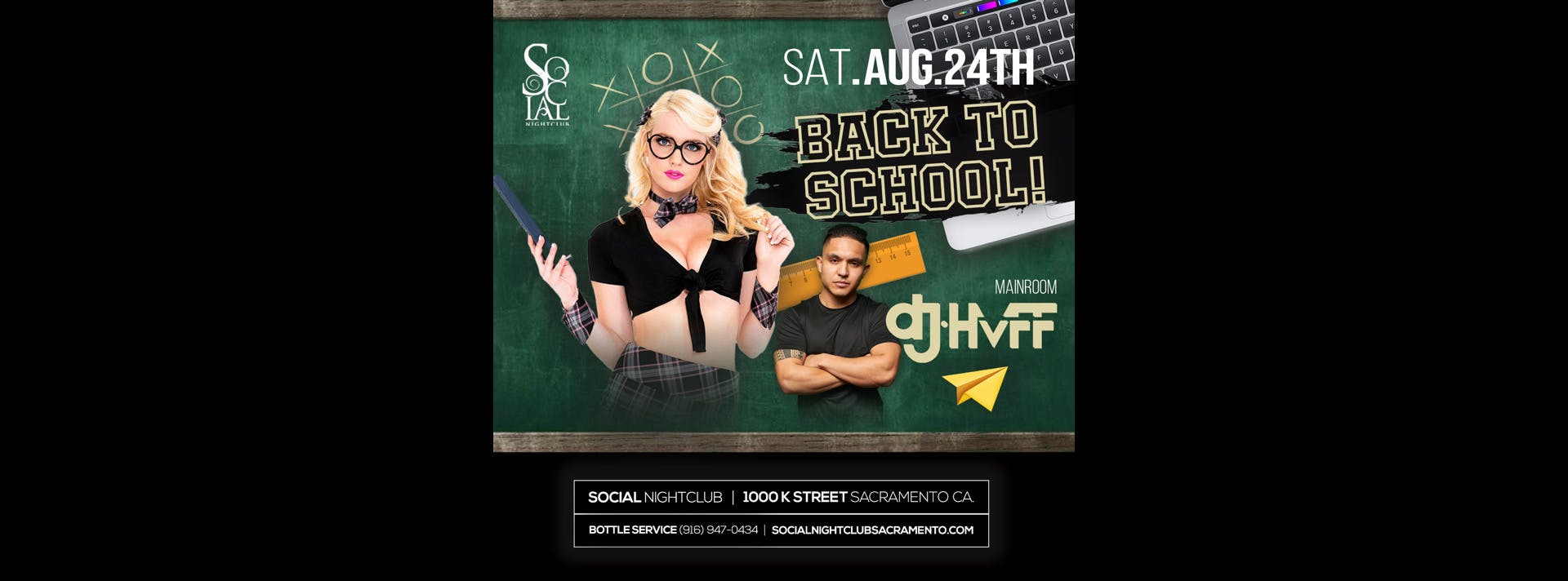 Back to School Party ft. SF/Bay Area renown Artist Dj HVFF