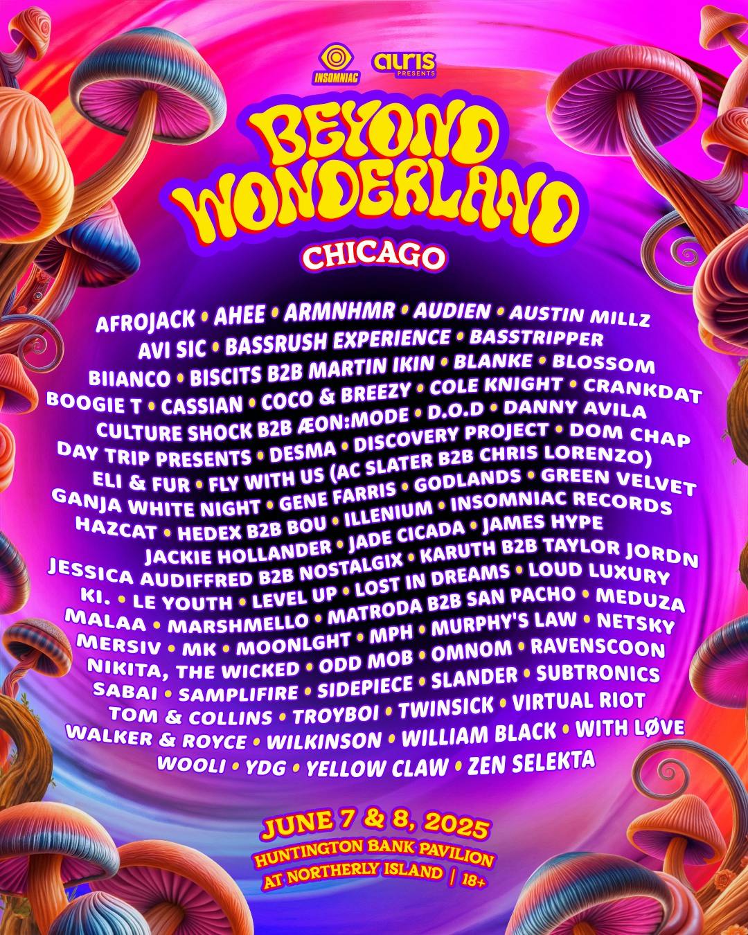 Beyond Wonderland Chicago 2025 - Day 2 at Beyond Wonderland - Sunday, Jun 8 2025 | Discotech