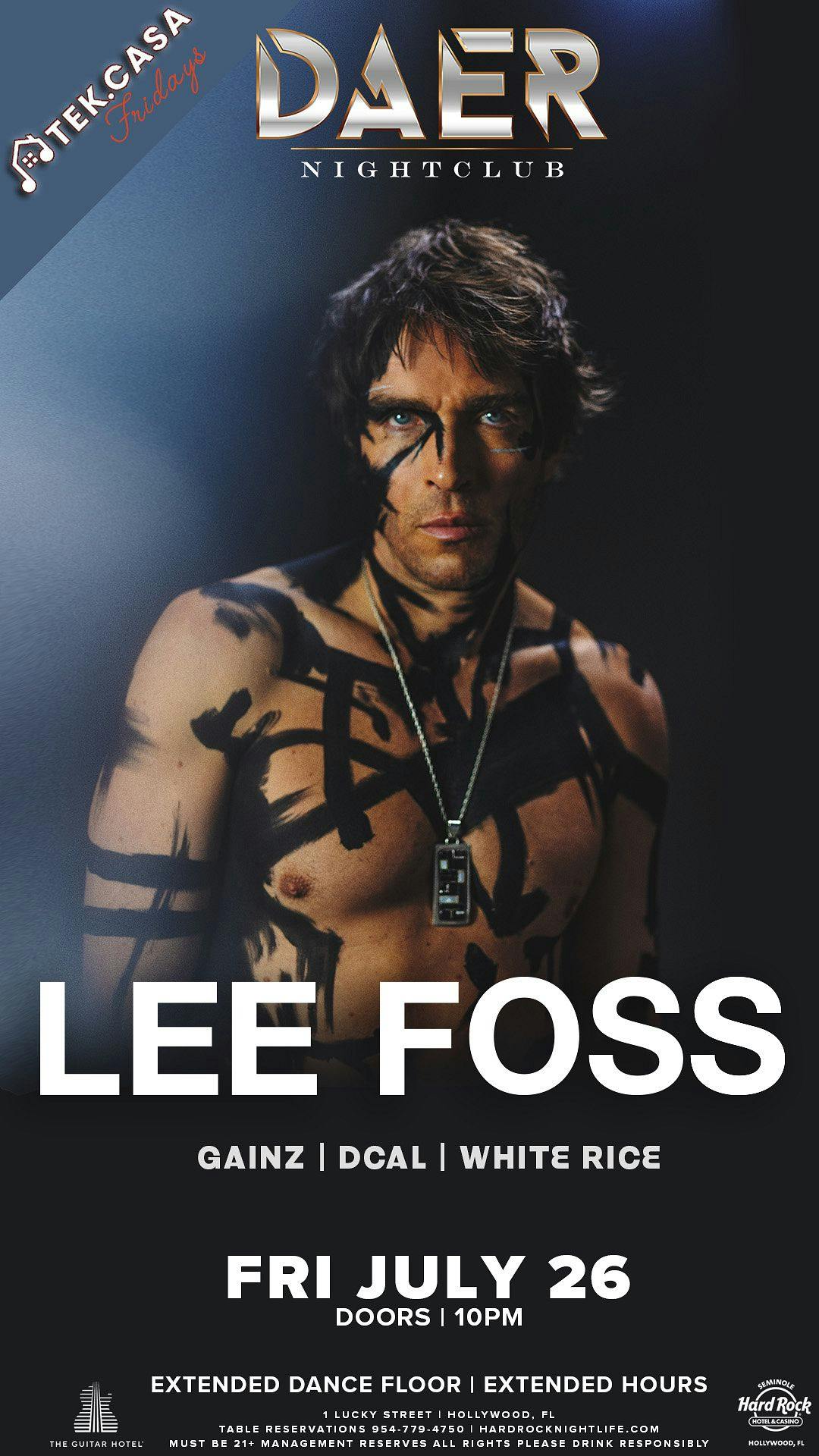 Lee Foss | Tek.Casa Fridays - DAER Nightclub