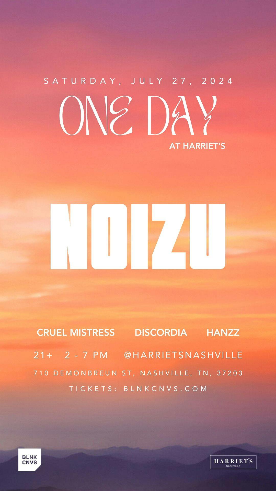 One Day At Harriet's: NOIZU