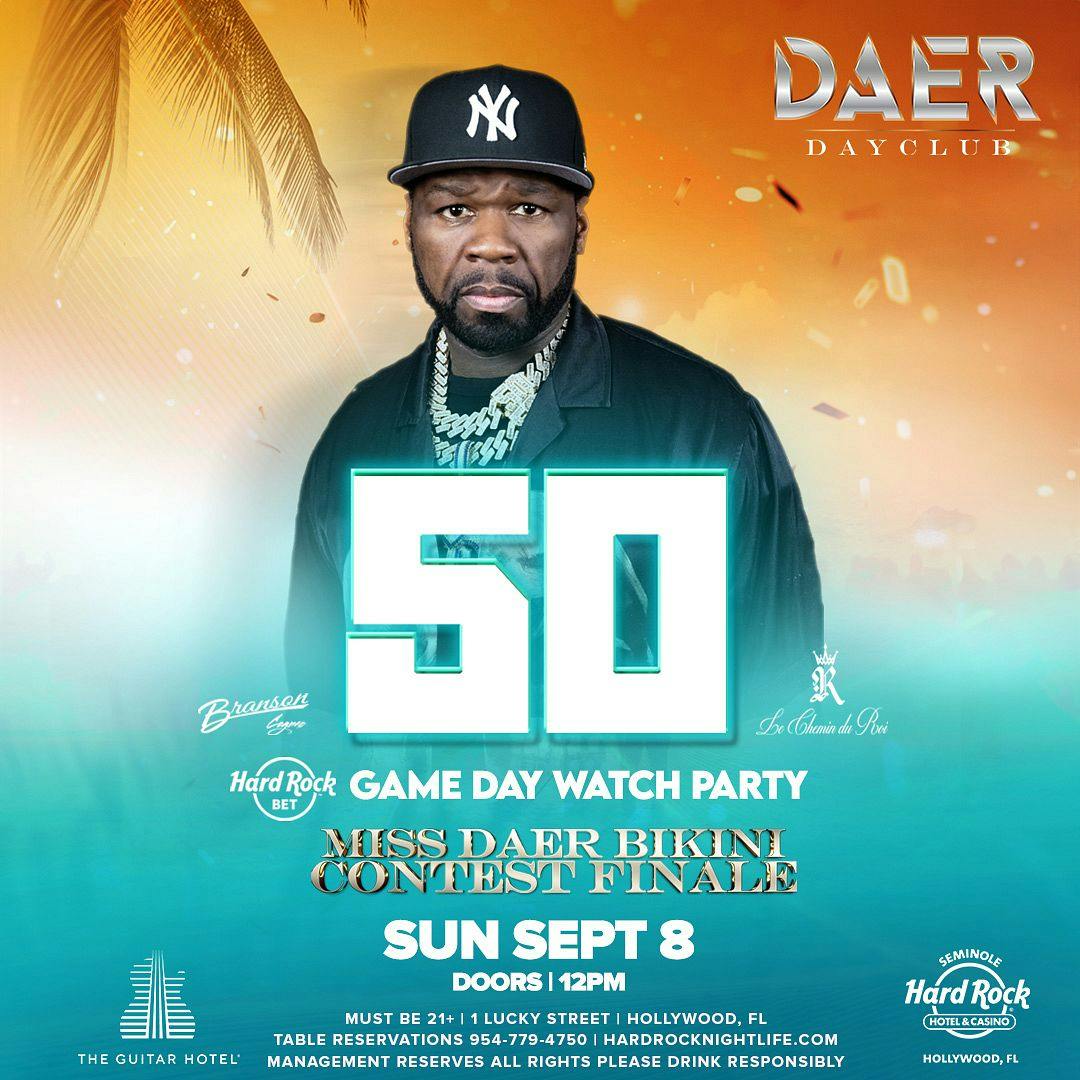 50 Cent | DAER Dayclub - Hard Rock Holly