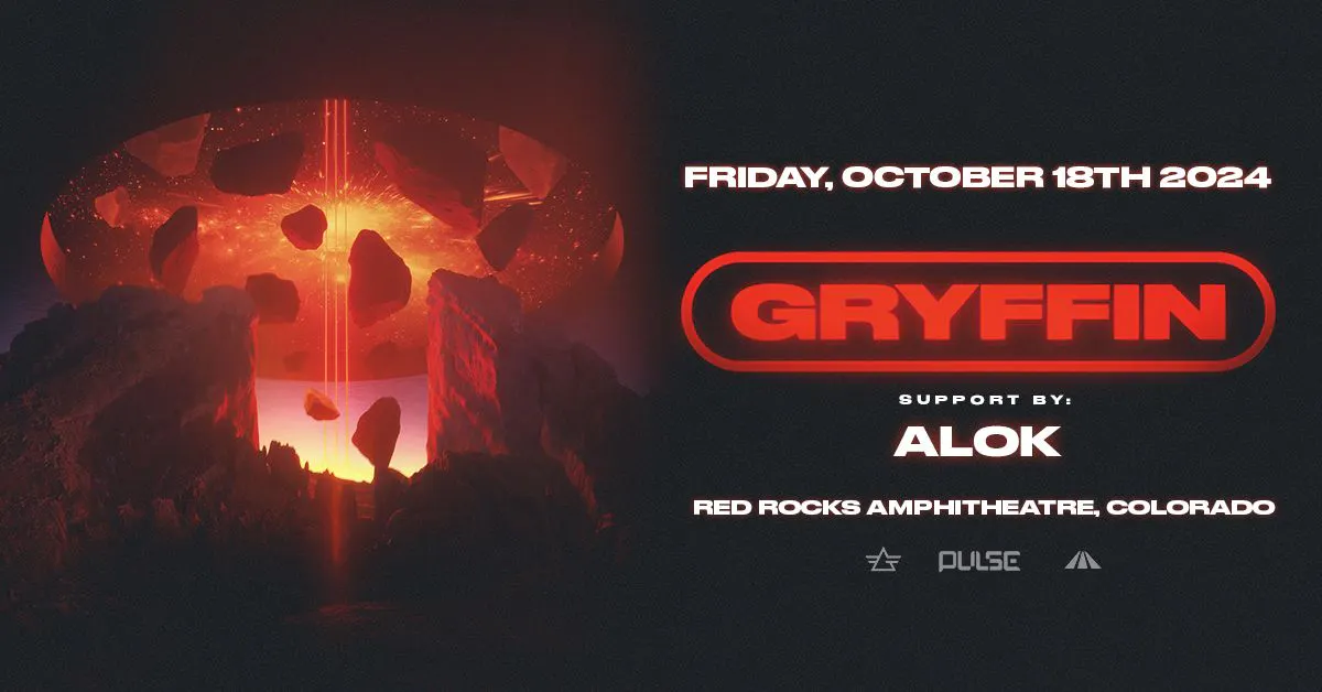 Gryffin at Red Rocks Amphitheatre - Friday, Oct 18 2024 | Discotech