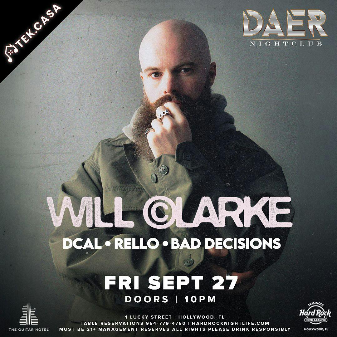 Will Clarke - Tek.Casa | DAER Nightclub