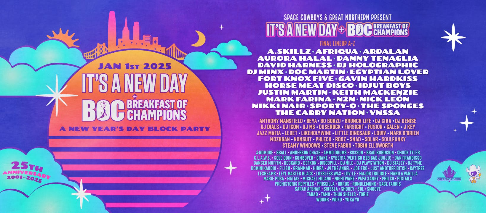 It's A New Day + Breakfast of Champions Block Party 2025