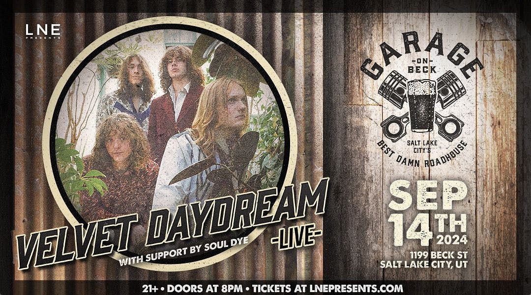 Velvet Daydream at Garage On Beck - Saturday, Sep 14 2024 | Discotech