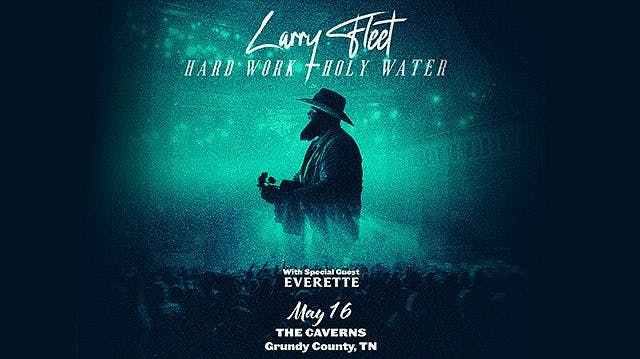 Larry Fleet in The Caverns with Everette