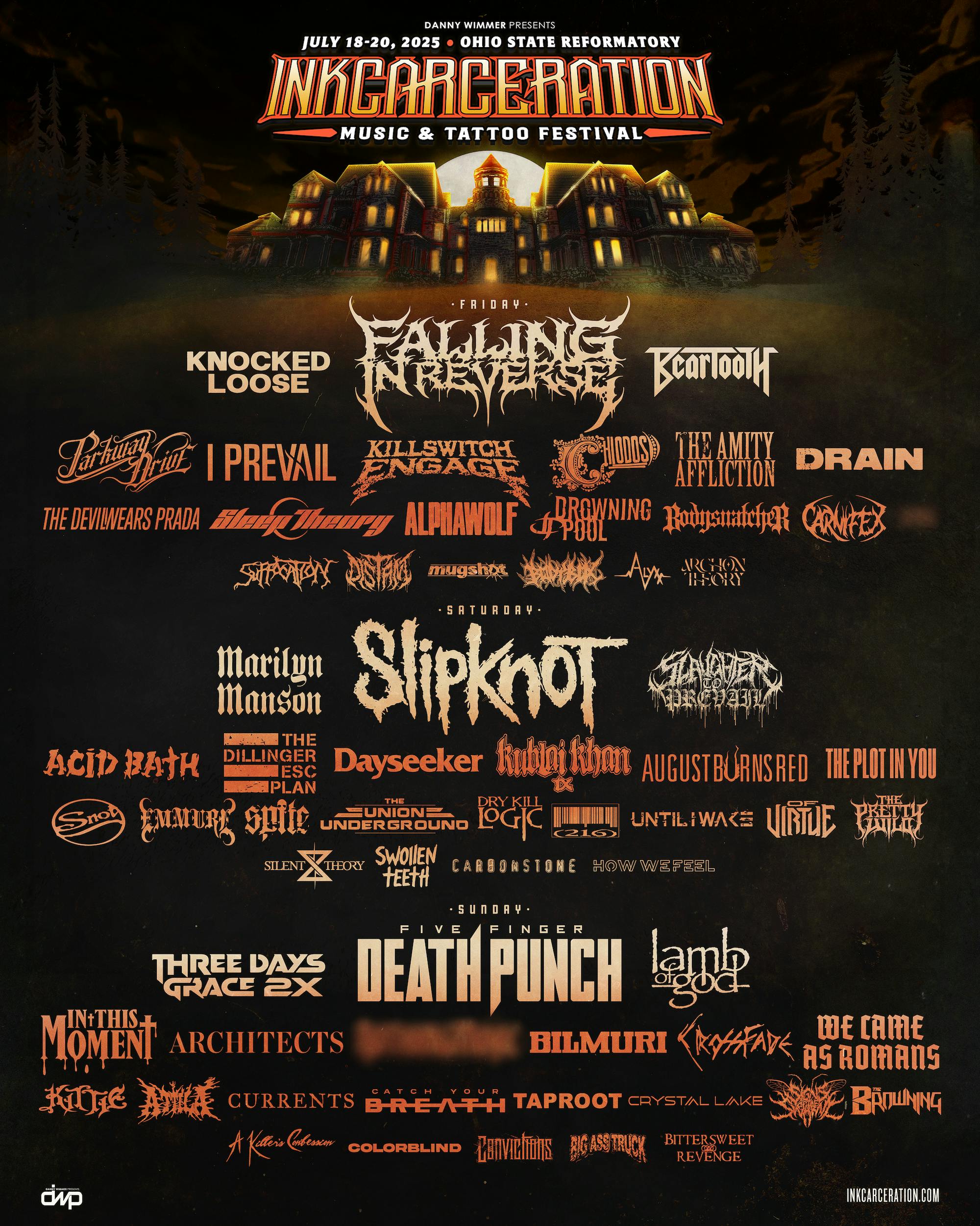 Inkcarceration Music & Tattoo Festival 2025 - 3 Day Pass