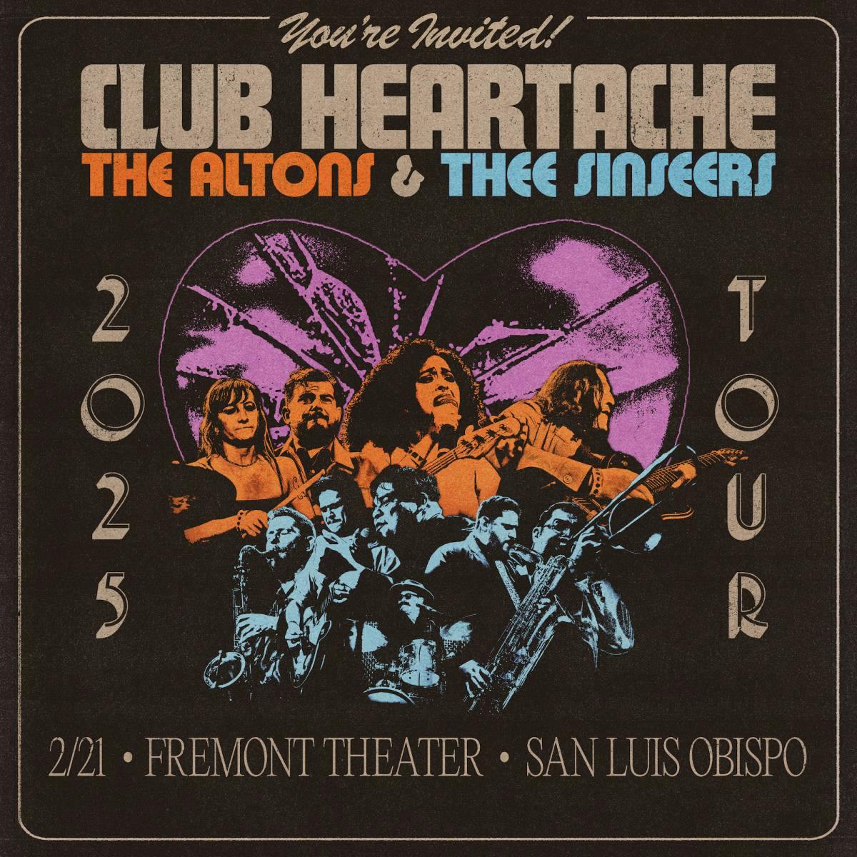 The Altons & Thee Sinseers: Club Heartache Tour - SOLD OUT