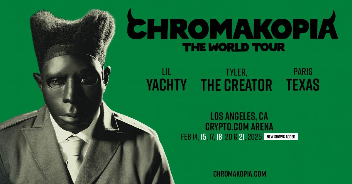 Tyler, The Creator 2/17 at Crypto.com Arena (Staples Center) - Monday, Feb 17 2025 | Discotech