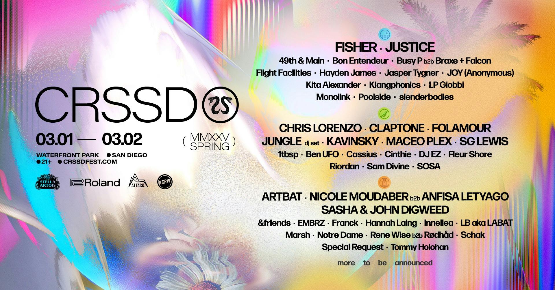 Crssd Festival Spring '25. - Day 2 at CRSSD Festival - Sunday, Mar 2 2025 | Discotech