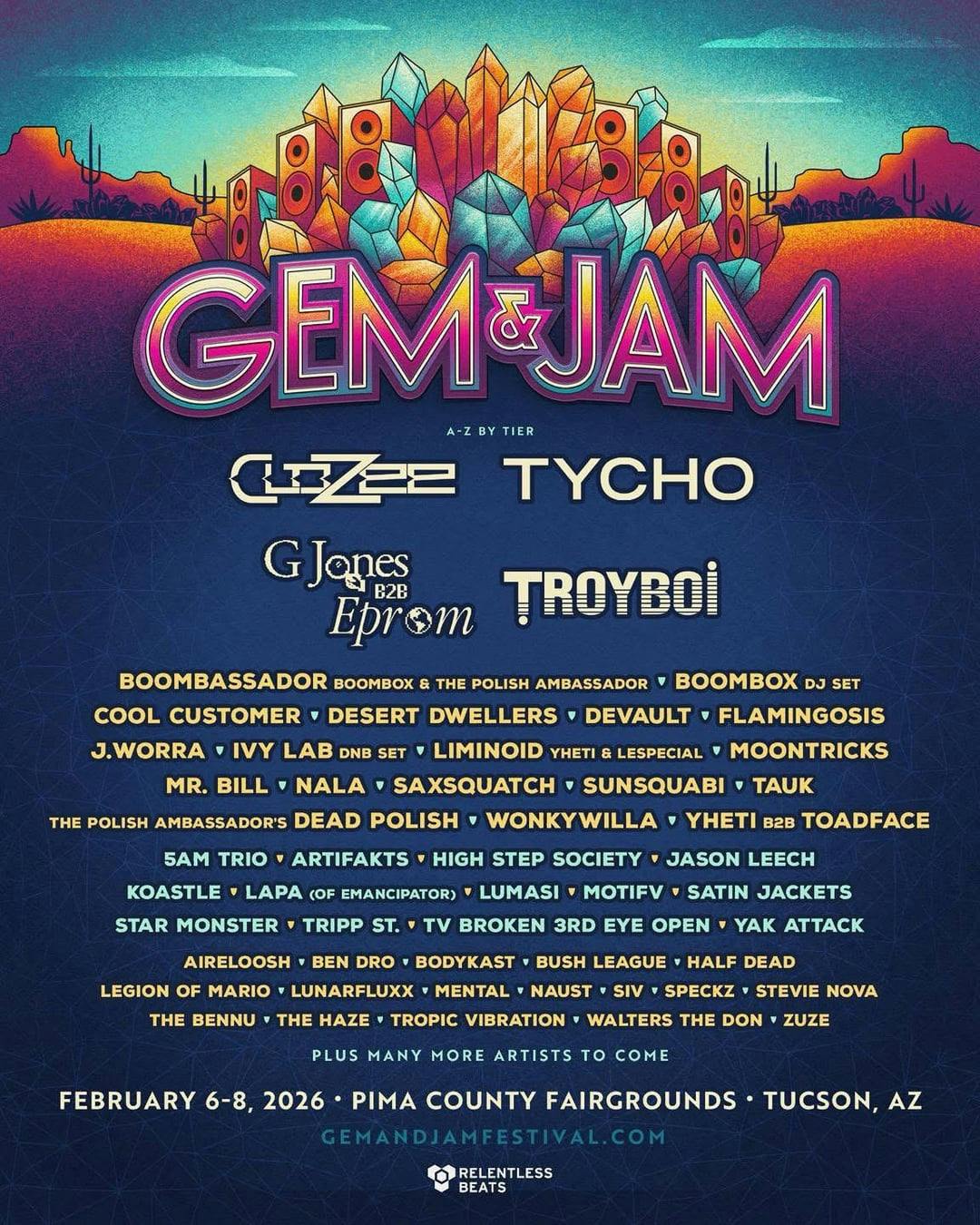 Gem and Jam 2026 - 3 Day Pass
