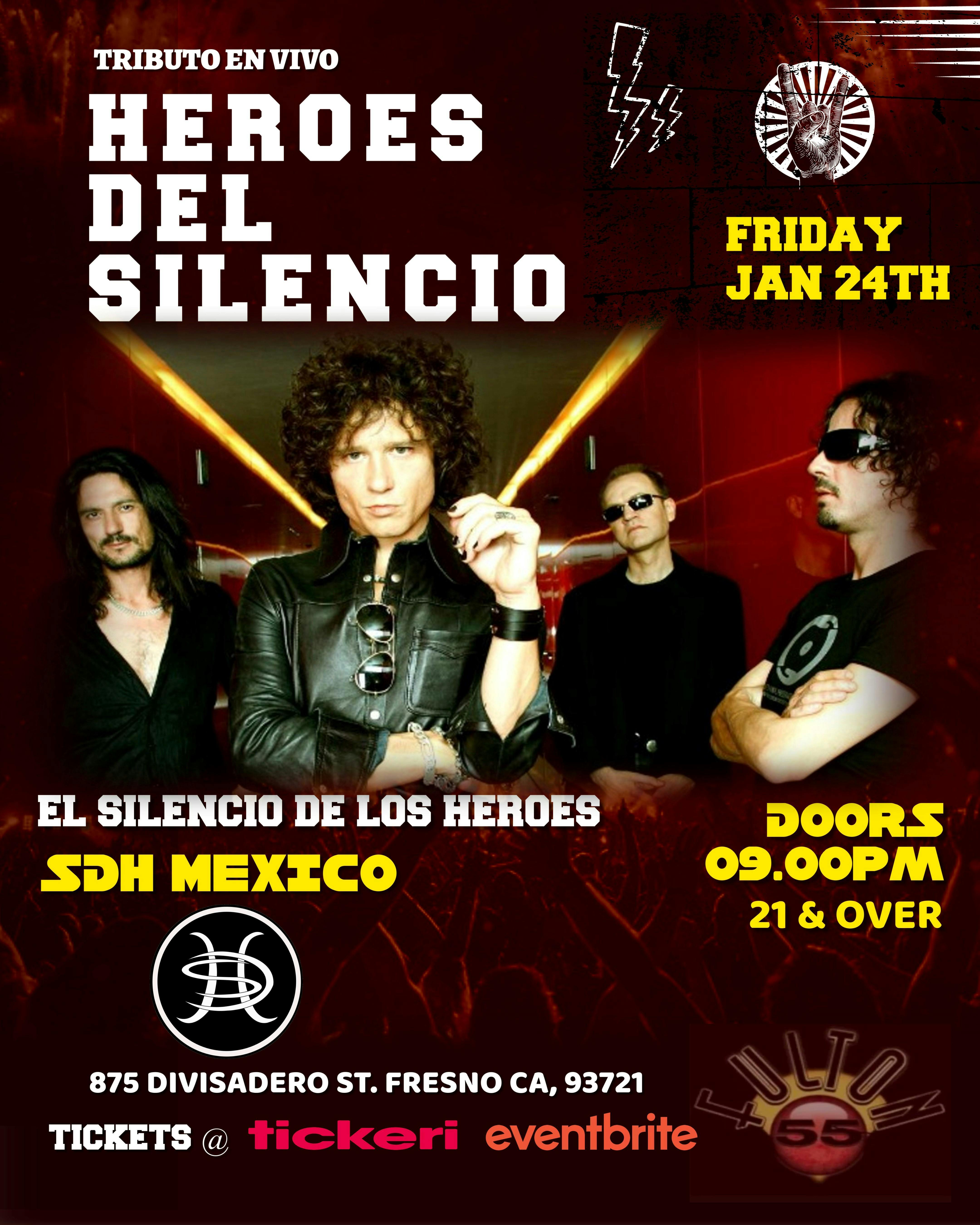 Heroes Del Silencio.. Live Tribute Night!!