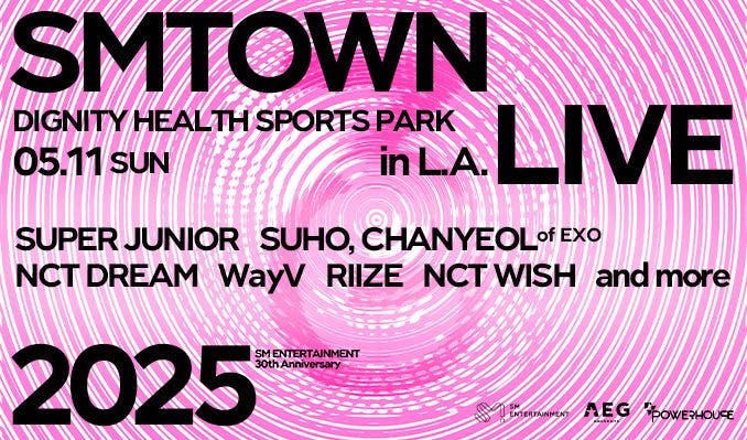 Smtown Live 2025 [the Culture, the Future] in L.a. at Waterbomb Festival - Sunday, May 11 2025 | Discotech
