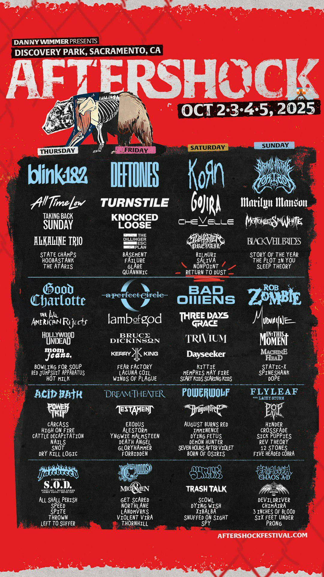 Aftershock 2025 - 4 Day Pass