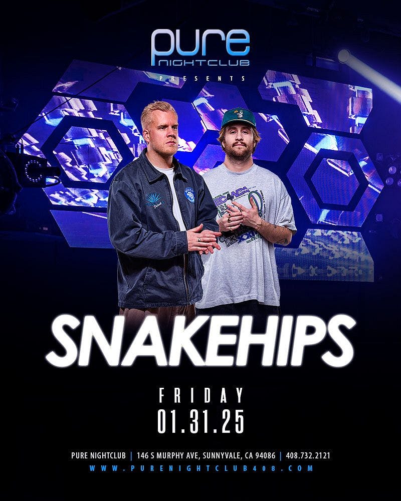 Snakehips at Pure - Friday, Jan 31 2025 | Discotech