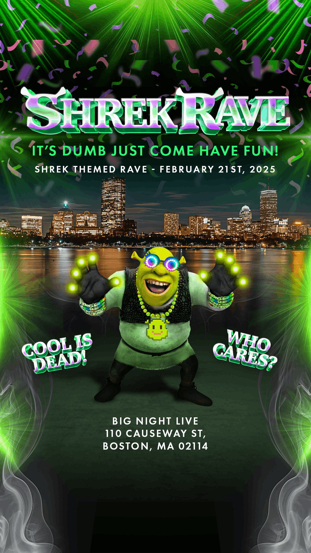 Shrek Rave ( 18 + )