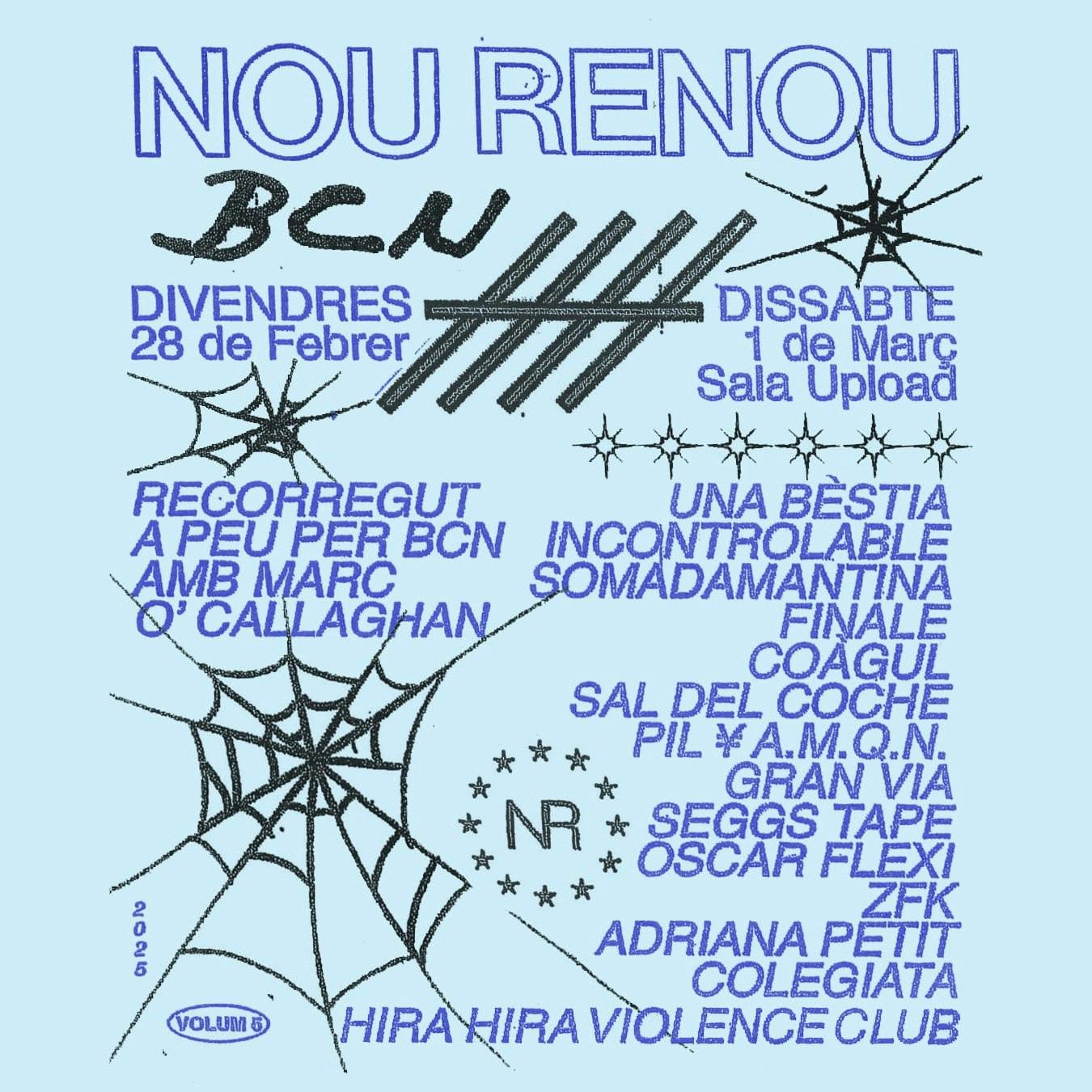 NOU RENOU 5: Finale, Somadamantina, Coàgul... at Sala Upload - Saturday, Mar 1 2025 | Discotech