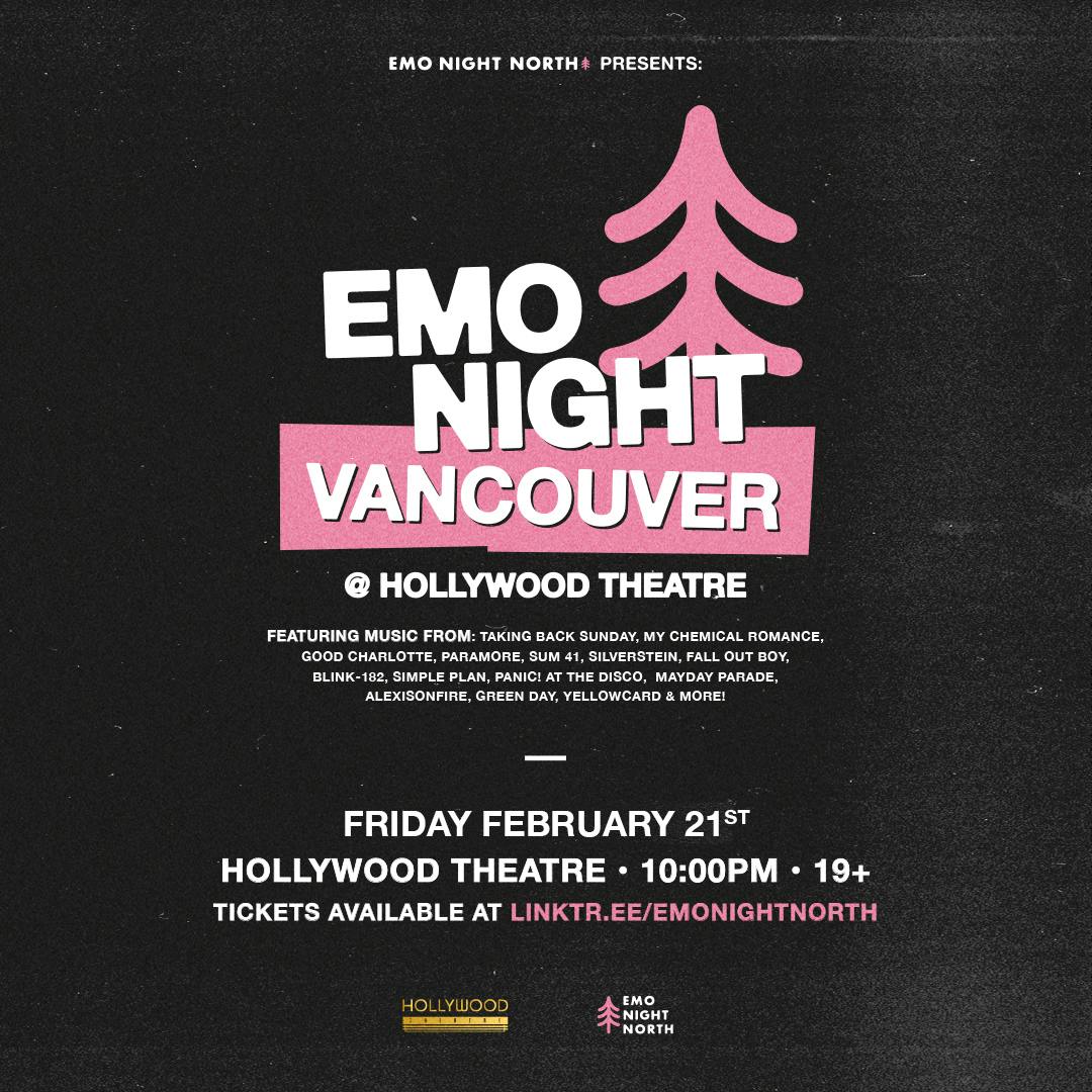 Emo Night Vancouver at Hollywood Theatre