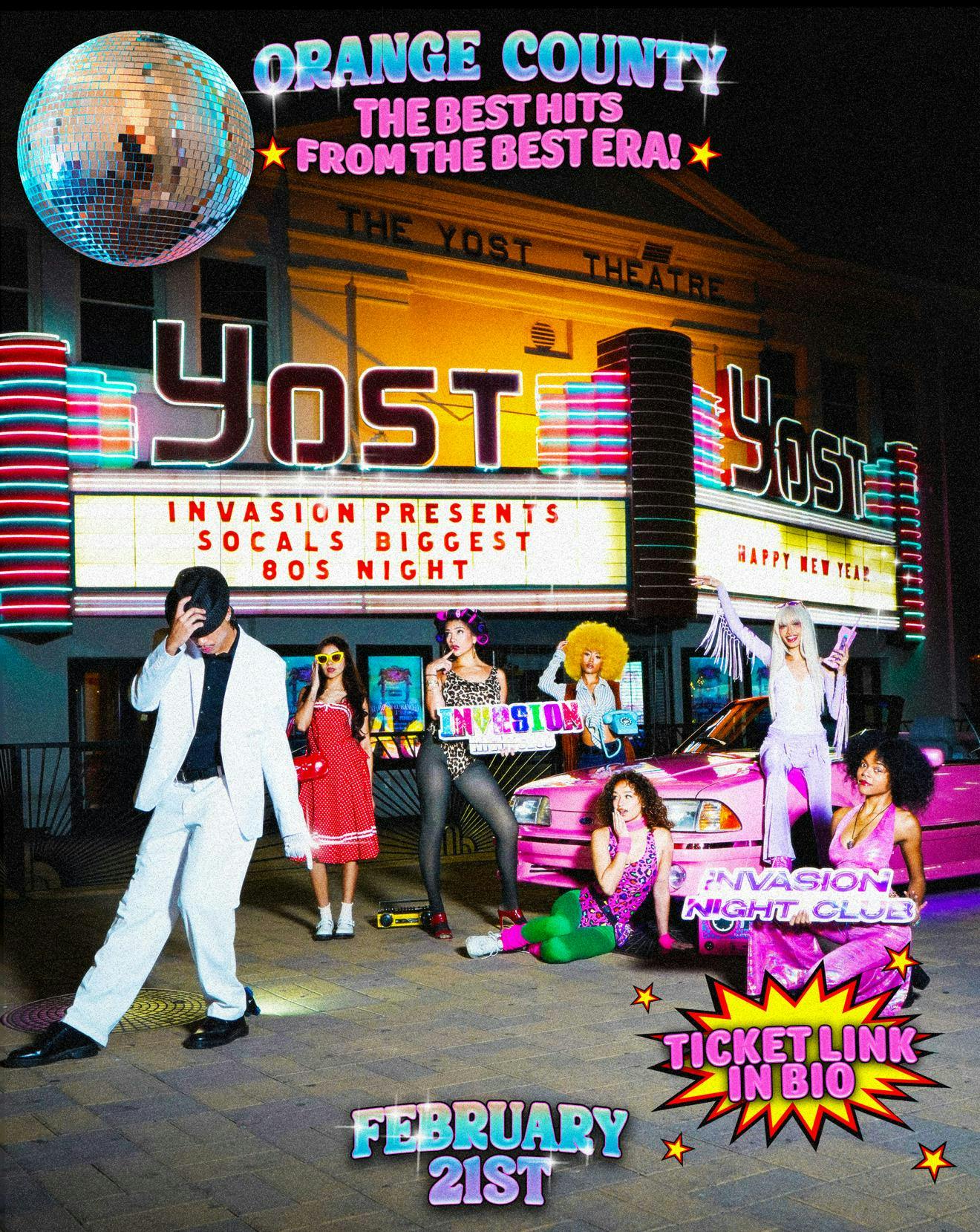 Invasion “80'S NIGHT” At The Yost