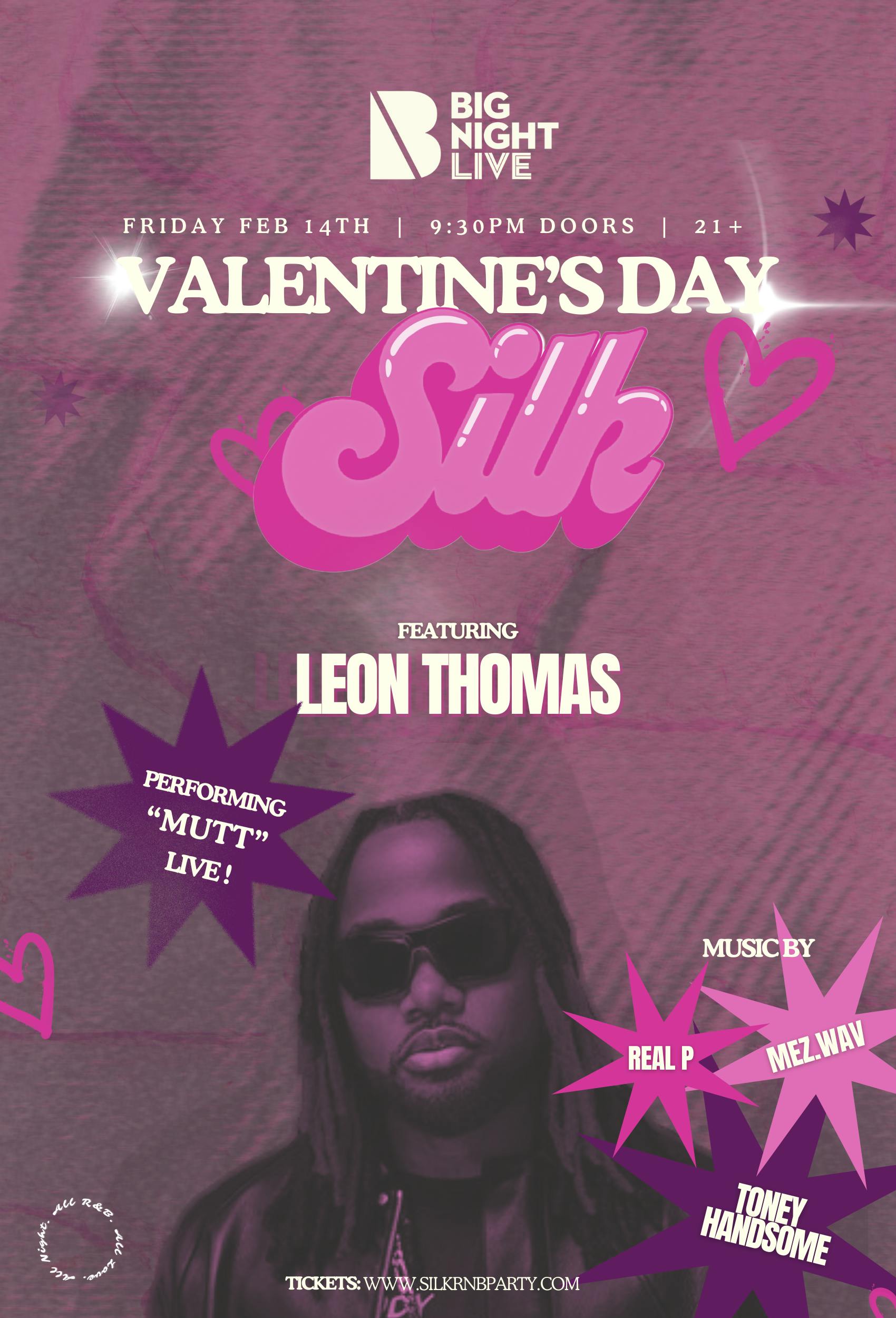 Special Valentine's Day SILK with Leon Thomas ( 21+)