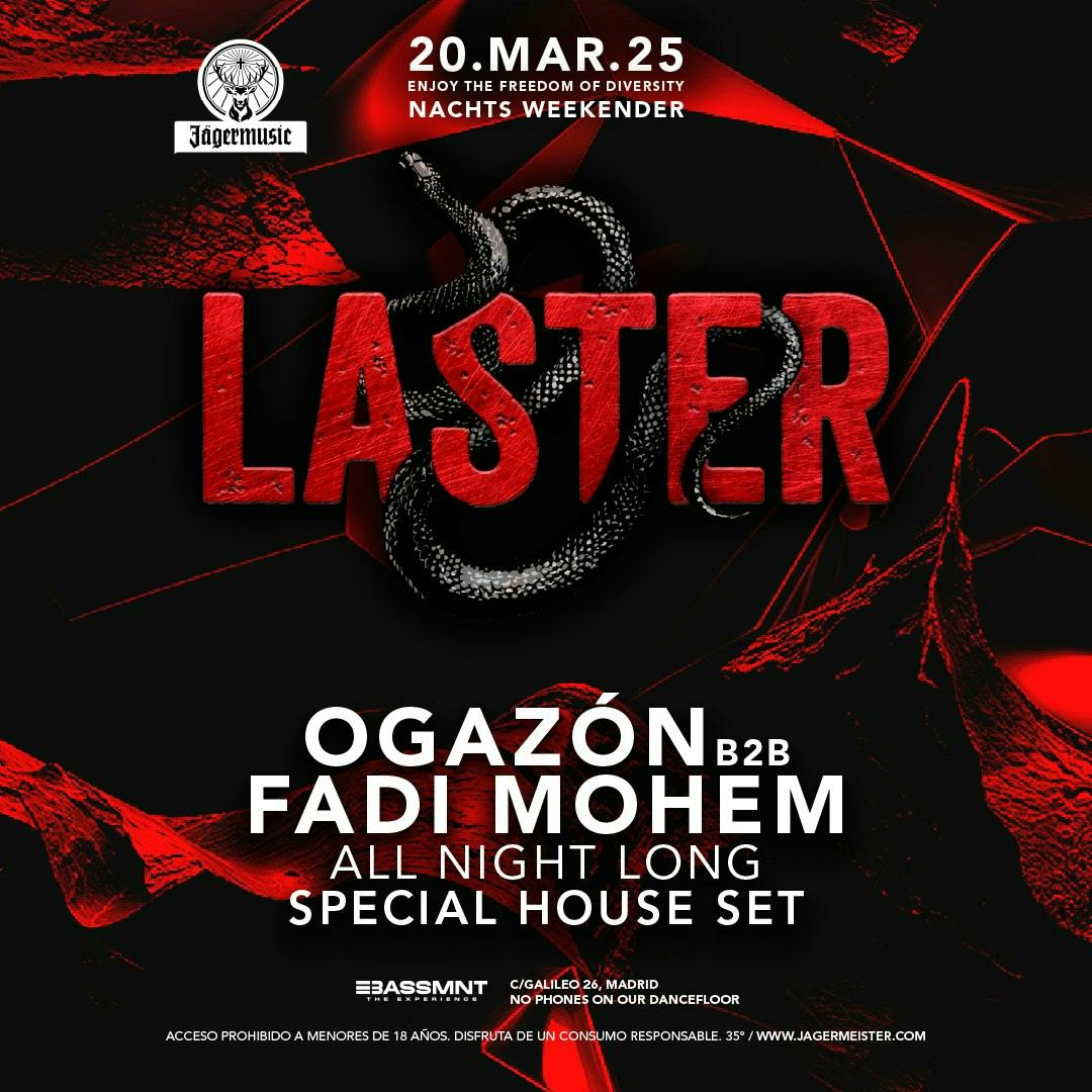 Laster Club vol. LXXIV - Ogazón & Fadi Mohem All Night Long - House set - NACHTS weekender