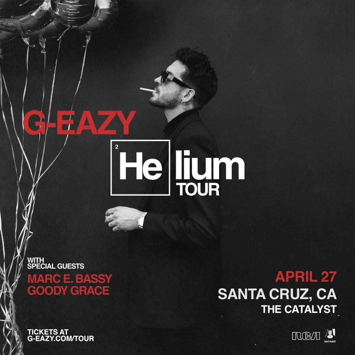 G-Eazy - Helium Tour