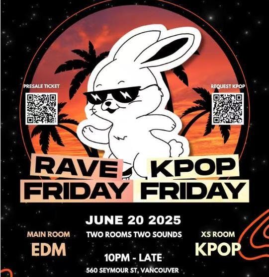 2 Rooms Party (EDM room & KPOP room)