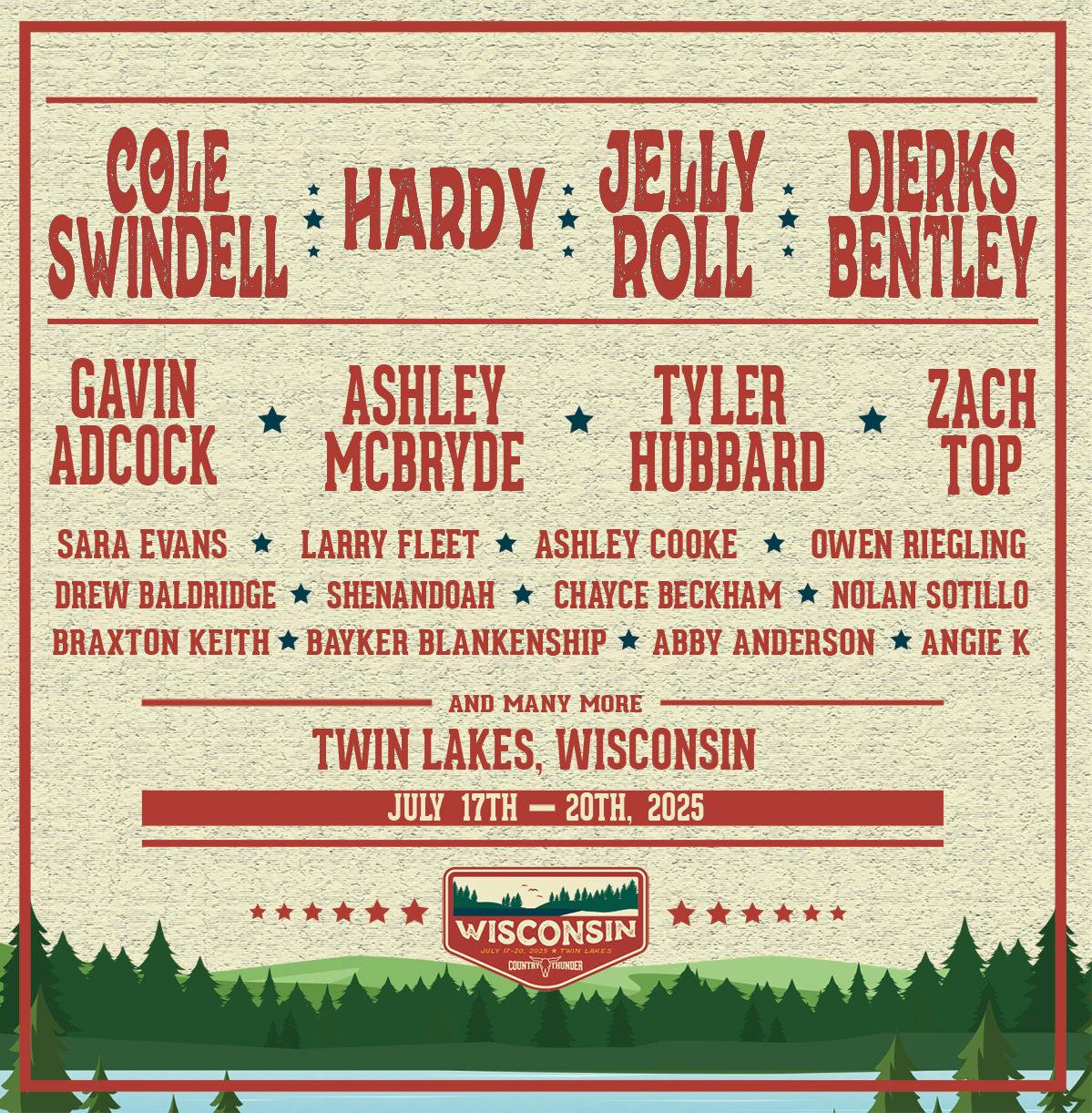 Country Thunder Wisconsin - 4 Day Pass
