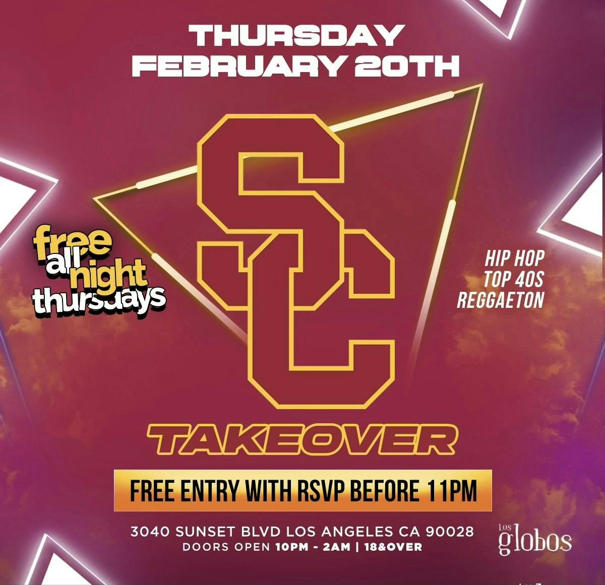 Free All Night Thursdays