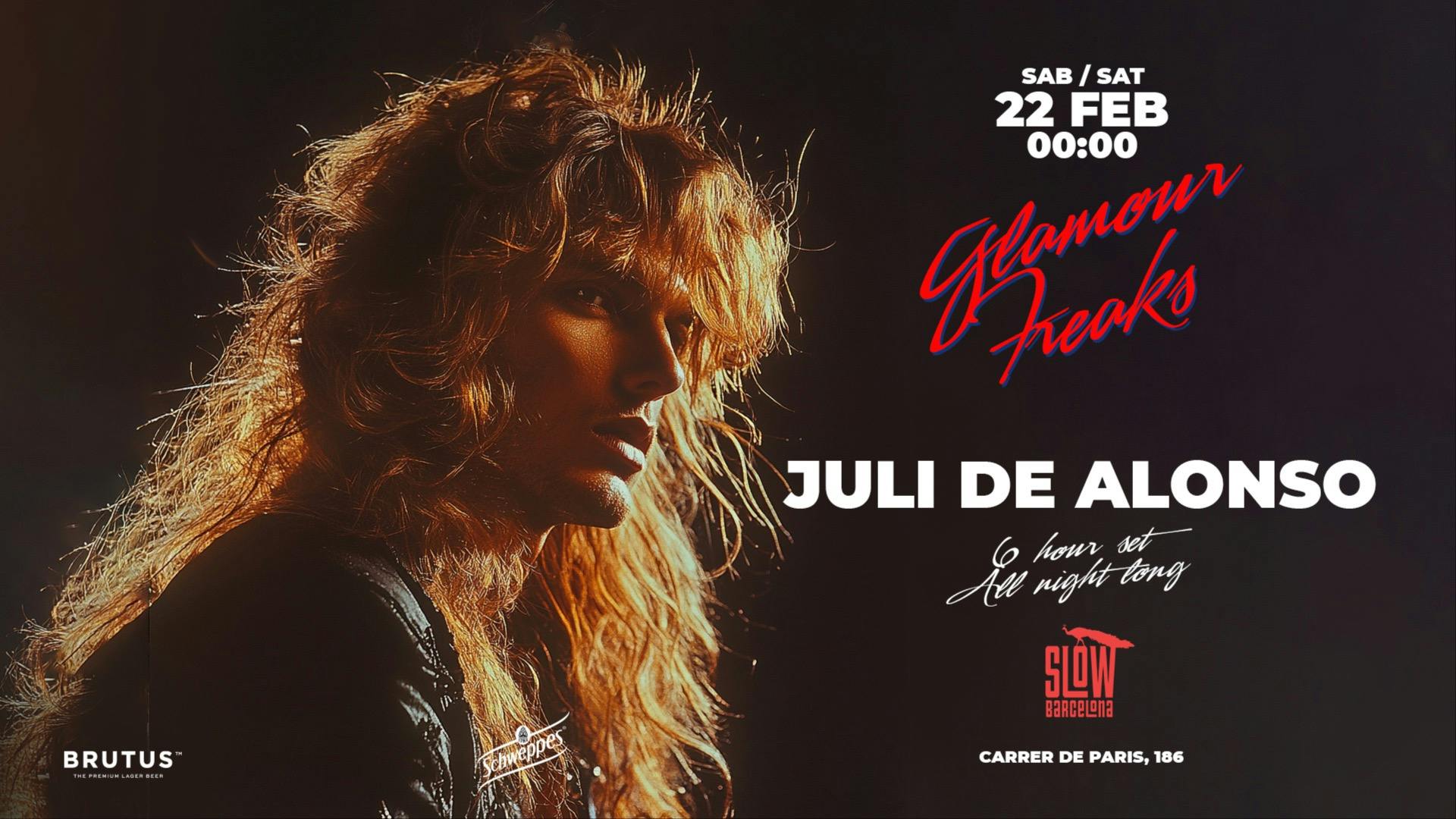 Glamour Freaks Night: Juli de Alonso (All Night Long)