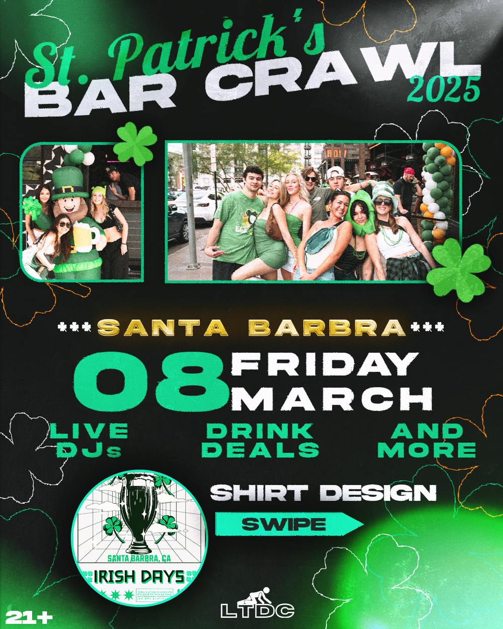 UCSB's St. Patty's Bar Crawl