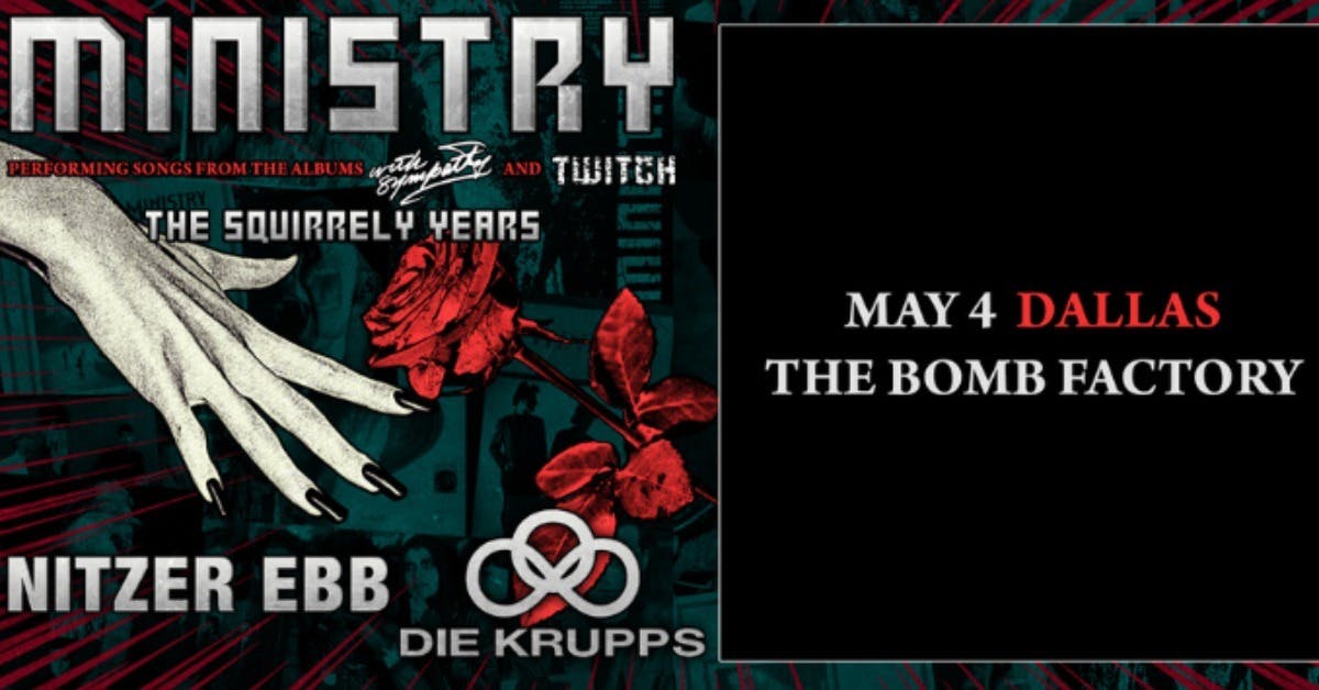 Ministry performing With Sympathy and Twitch at The Factory - Sunday, May 4 2025 | Discotech