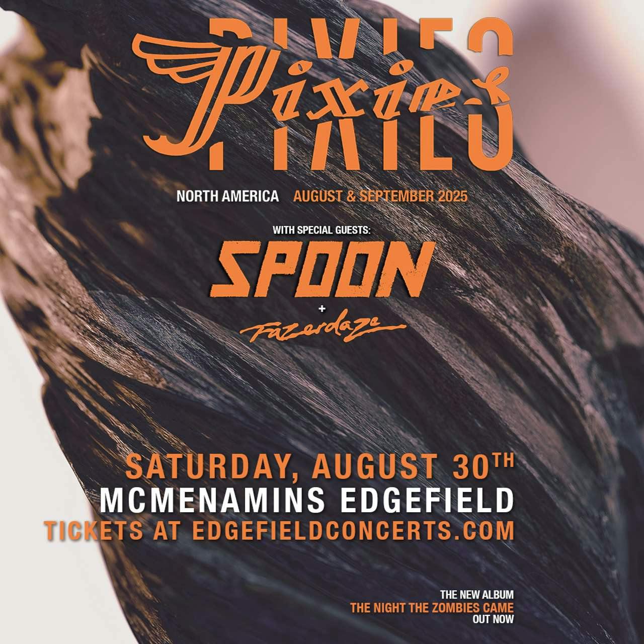 PIXIES – North American Tour 2025 with special guests Spoon and Fazerdaze at McMenamins Edgefield Concerts - Saturday, Aug 30 2025 | Discotech