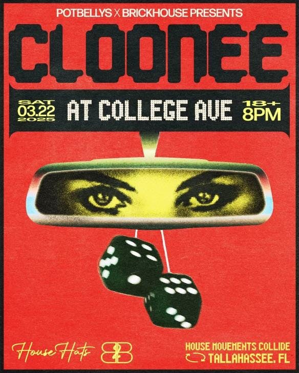 Cloonee at College Ave at Potbelly's - Saturday, Mar 22 2025 | Discotech