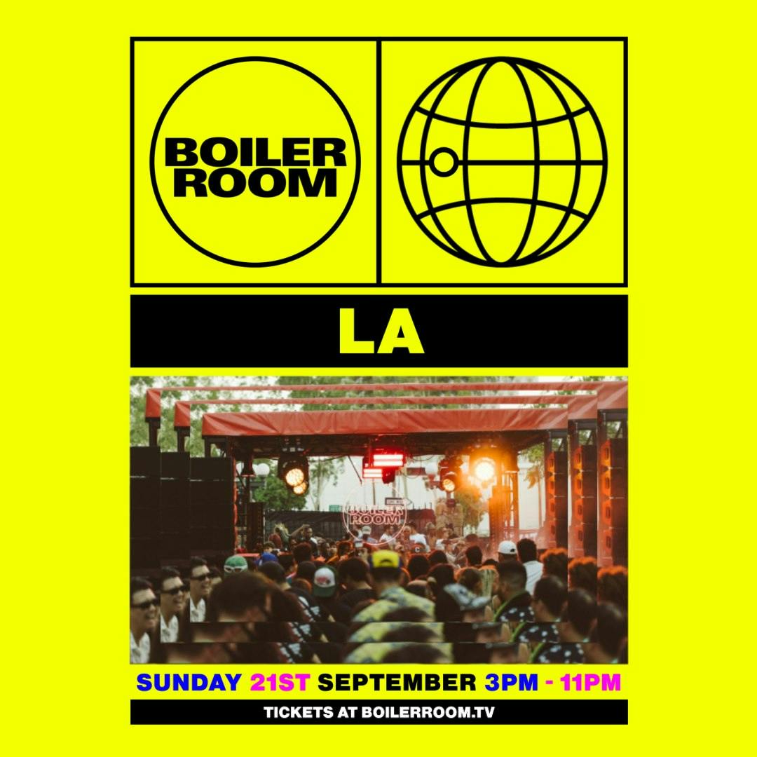 Boiler Room: LA at Los Angeles Concerts & Events - Sunday, Sep 21 2025 | Discotech